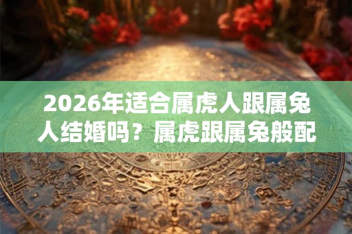 2026年适合属虎人跟属兔人结婚吗？属虎跟属兔般配吗？