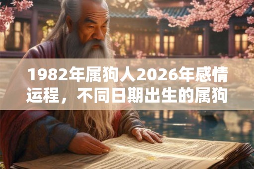1982年属狗人2026年感情运程，不同日期出生的属狗人命运