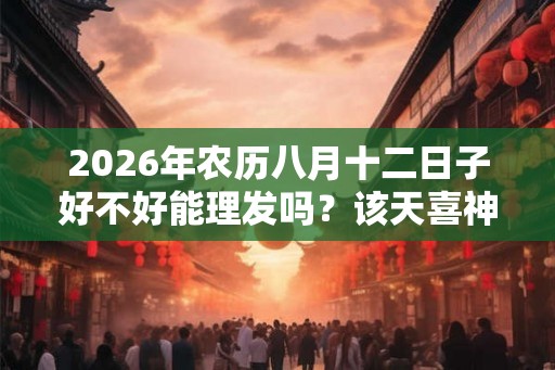 2026年农历八月十二日子好不好能理发吗？该天喜神方位在哪？