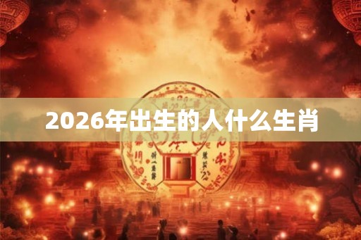 2026年出生的人什么生肖