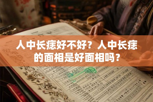 人中长痣好不好？人中长痣的面相是好面相吗？