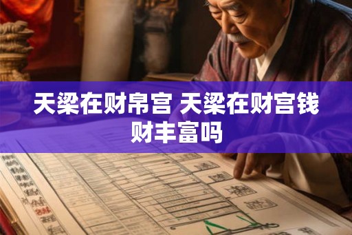 天梁在财帛宫 天梁在财宫钱财丰富吗