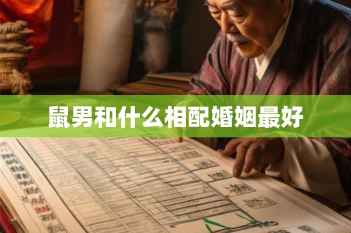 鼠男和什么相配婚姻最好