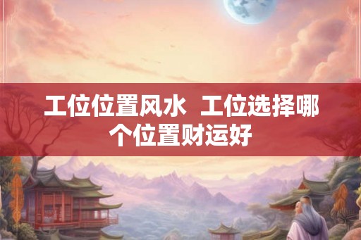 工位位置风水  工位选择哪个位置财运好