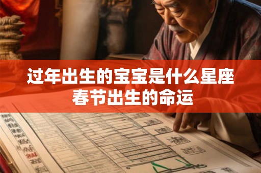 过年出生的宝宝是什么星座 春节出生的命运 过年出生的宝宝是什么星座 春节出生的命运