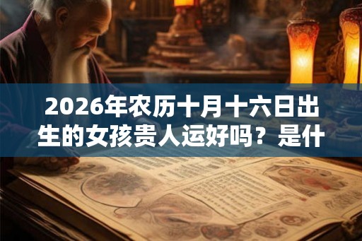 2026年农历十月十六日出生的女孩贵人运好吗？是什么命？
