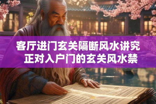 客厅进门玄关隔断风水讲究  正对入户门的玄关风水禁忌