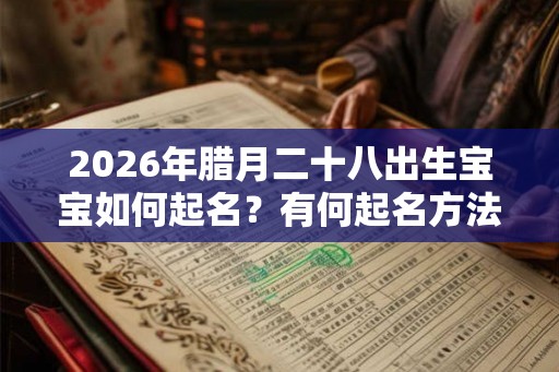 2026年腊月二十八出生宝宝如何起名?有何起名方法? 2026年腊月二十八出生宝宝如何起名?有何起名方法?