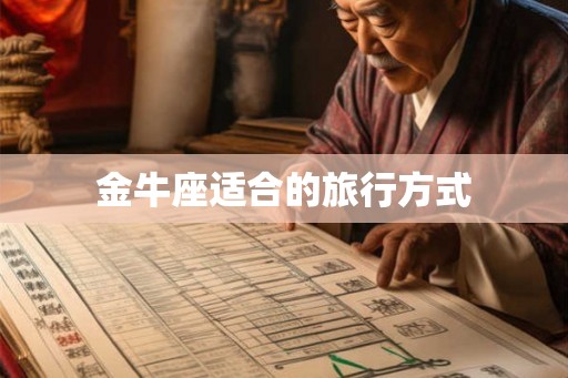 金牛座适合的旅行方式