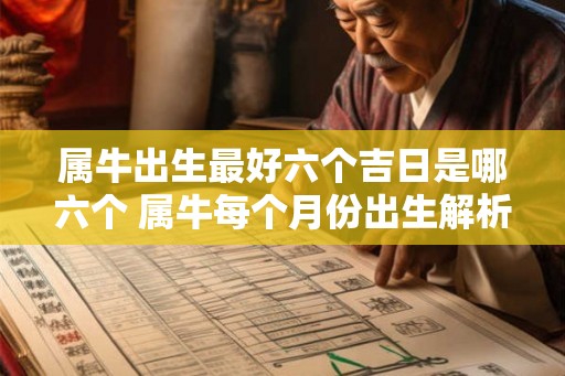 属牛出生最好六个吉日是哪六个 属牛每个月份出生解析