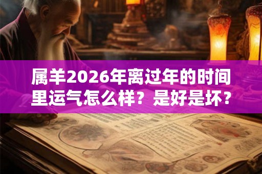 属羊2026年离过年的时间里运气怎么样?是好是坏? 属羊2026年离过年的时间里运气怎么样?是好是坏?