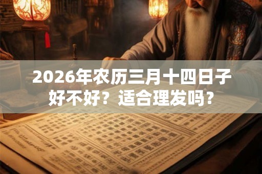 2026年农历三月十四日子好不好？适合理发吗？