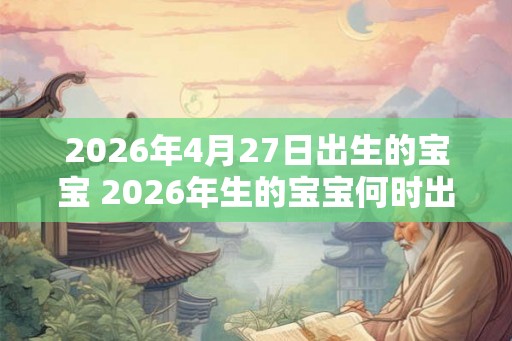 2026年4月27日出生的宝宝 2026年生的宝宝何时出生 2026年4月27日出生的宝宝 2026年生的宝宝何时出生