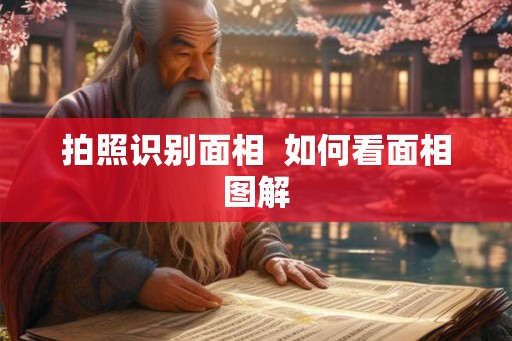 拍照识别面相  如何看面相图解