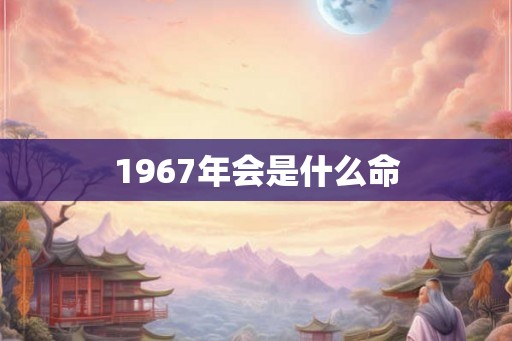 1967年会是什么命