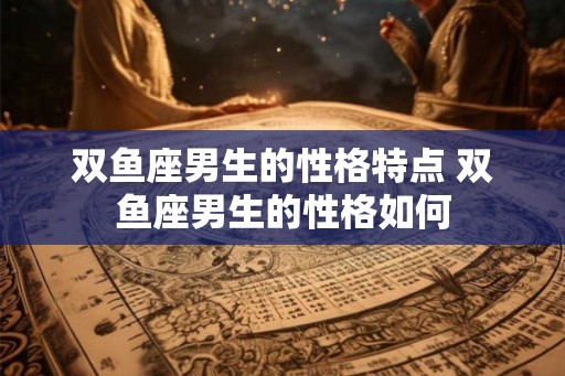 双鱼座男生的性格特点 双鱼座男生的性格如何