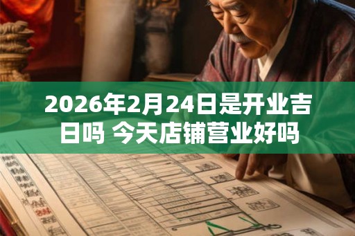 2026年2月24日是开业吉日吗 今天店铺营业好吗