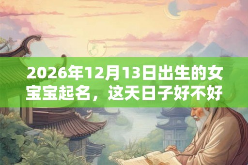 2026年12月13日出生的女宝宝起名,这天日子好不好? 2026年12月13日出生的女宝宝起名,这天日子好不好?