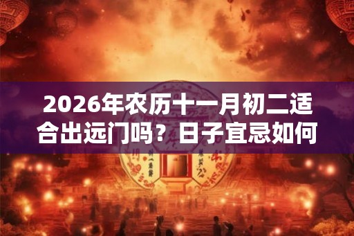 2026年农历十一月初二适合出远门吗？日子宜忌如何？