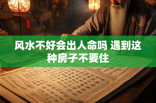 风水不好会出人命吗 遇到这种房子不要住 风水不好会出人命吗 遇到这种房子不要住