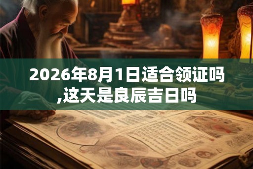 2026年8月1日适合领证吗,这天是良辰吉日吗