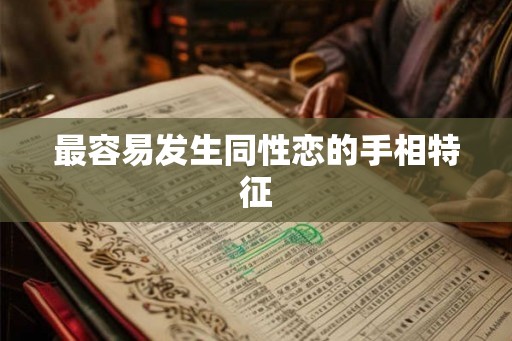 最容易发生同性恋的手相特征