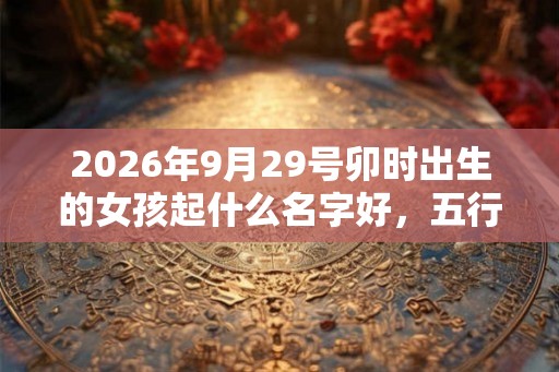2026年9月29号卯时出生的女孩起什么名字好,五行属什么 2026年9月29号卯时出生的女孩起什么名字好,五行属什么