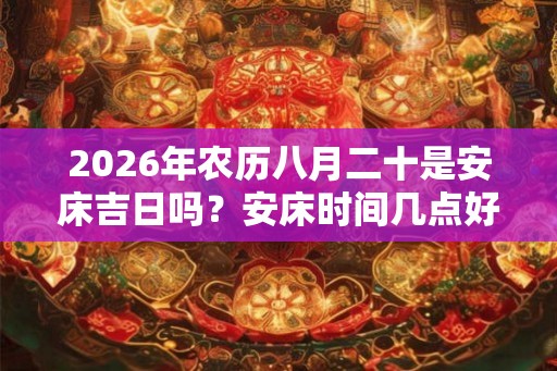 2026年农历八月二十是安床吉日吗？安床时间几点好？