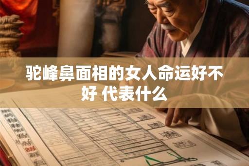 驼峰鼻面相的女人命运好不好 代表什么