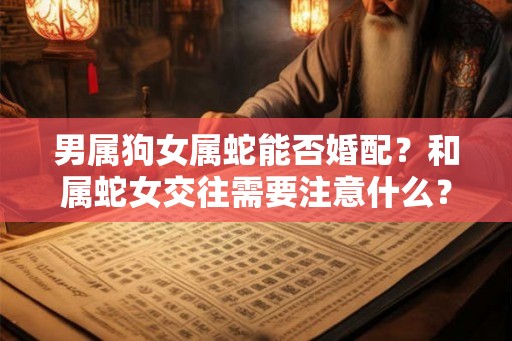 男属狗女属蛇能否婚配？和属蛇女交往需要注意什么？