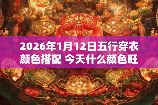 2026年1月12日五行穿衣颜色搭配 今天什么颜色旺桃花