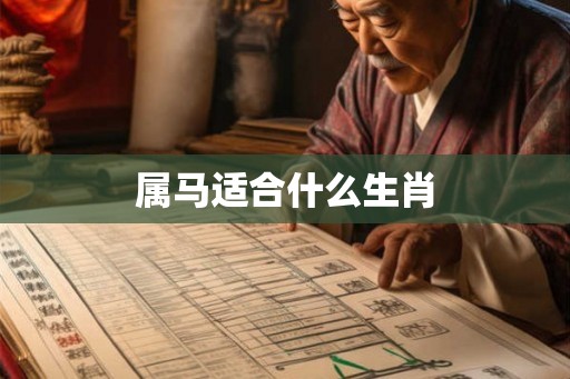 属马适合什么生肖