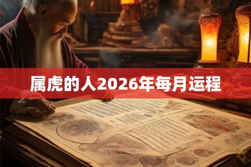 属虎的人2026年每月运程 属虎的人2026年每月运程