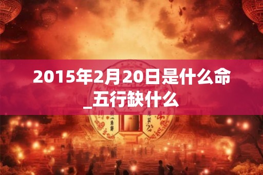 2015年2月20日是什么命_五行缺什么