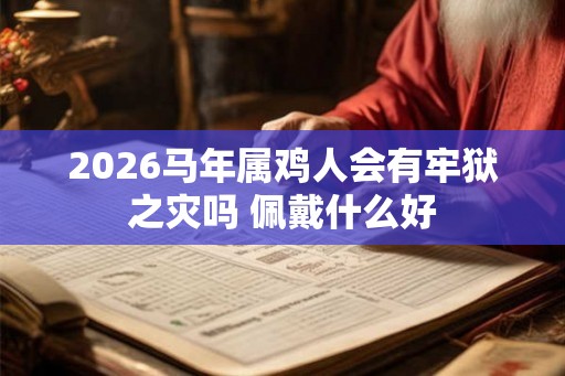 2026马年属鸡人会有牢狱之灾吗 佩戴什么好