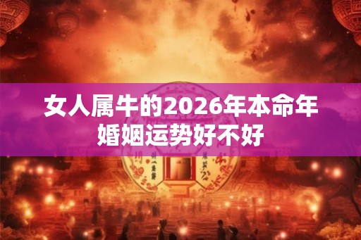 女人属牛的2026年本命年婚姻运势好不好