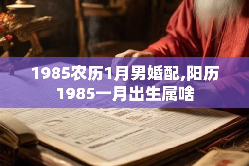 1985农历1月男婚配,阳历1985一月出生属啥
