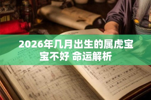 2026年几月出生的属虎宝宝不好 命运解析