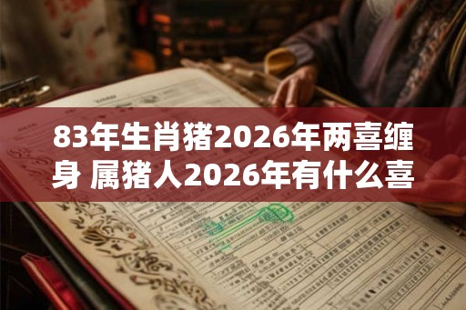 83年生肖猪2026年两喜缠身 属猪人2026年有什么喜事