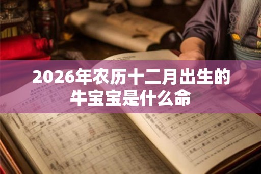 2026年农历十二月出生的牛宝宝是什么命
