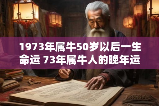 1973年属牛50岁以后一生命运 73年属牛人的晚年运势
