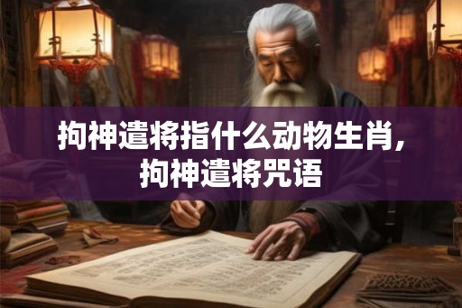 拘神遣将指什么动物生肖,拘神遣将咒语