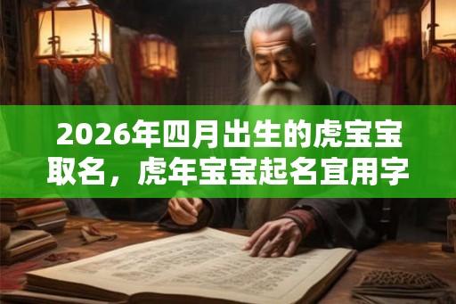 2026年四月出生的虎宝宝取名，虎年宝宝起名宜用字