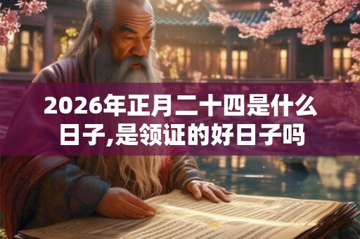 2026年正月二十四是什么日子,是领证的好日子吗