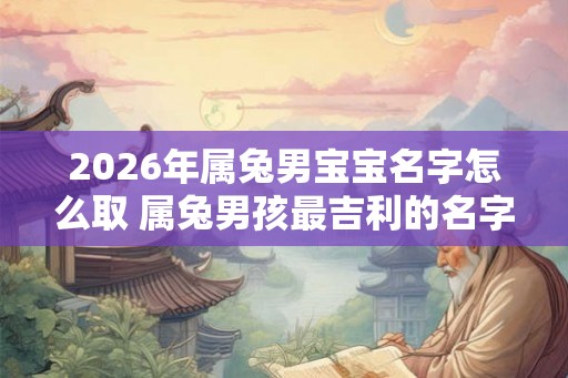 2026年属兔男宝宝名字怎么取 属兔男孩最吉利的名字