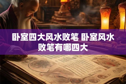 卧室四大风水败笔 卧室风水败笔有哪四大