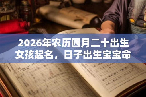 2026年农历四月二十出生女孩起名，日子出生宝宝命运？