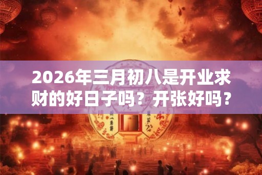 2026年三月初八是开业求财的好日子吗?开张好吗? 2026年三月初八是开业求财的好日子吗?开张好吗?