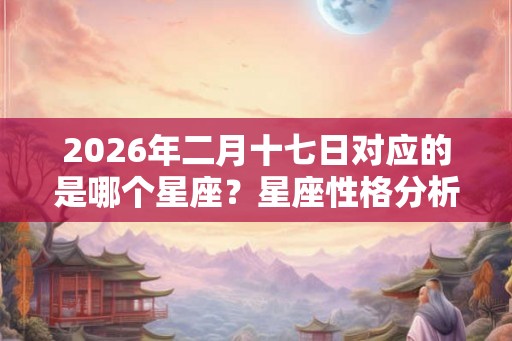 2026年二月十七日对应的是哪个星座？星座性格分析