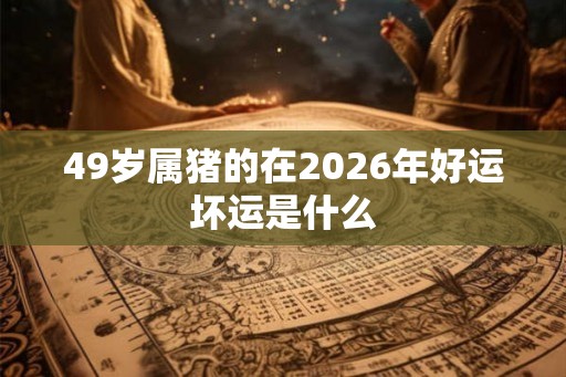 49岁属猪的在2026年好运坏运是什么 49岁属猪的在2026年好运坏运是什么